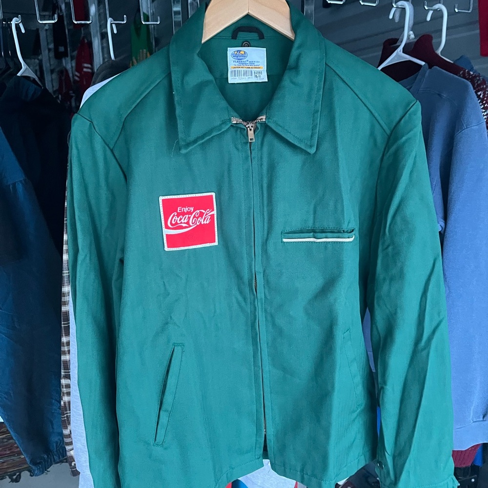 Vintage Coca Cola Uniform Jacket sz MEDIUM like new